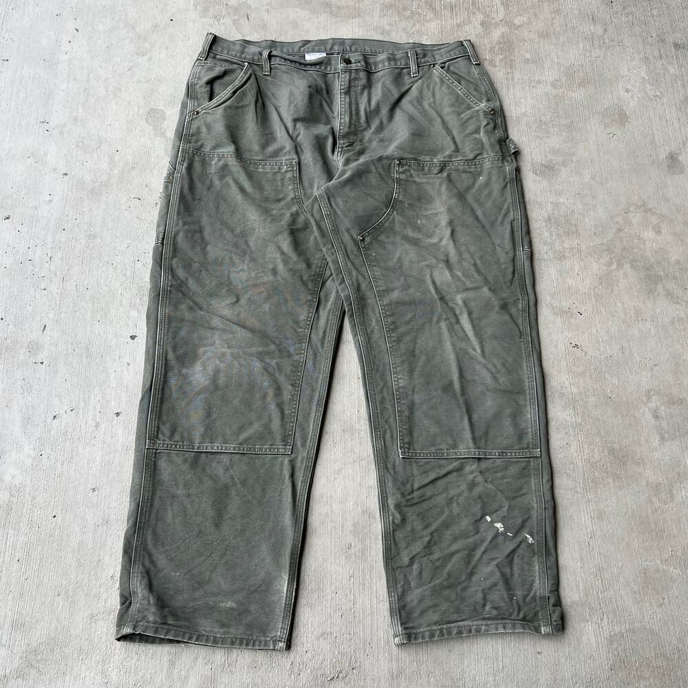 Carhartt MOS green double knee work wear carpenter pants
